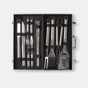 Smith + Nobel Traditional 18-Piece Stainless Steel BBQ Toolset In Carrying Case