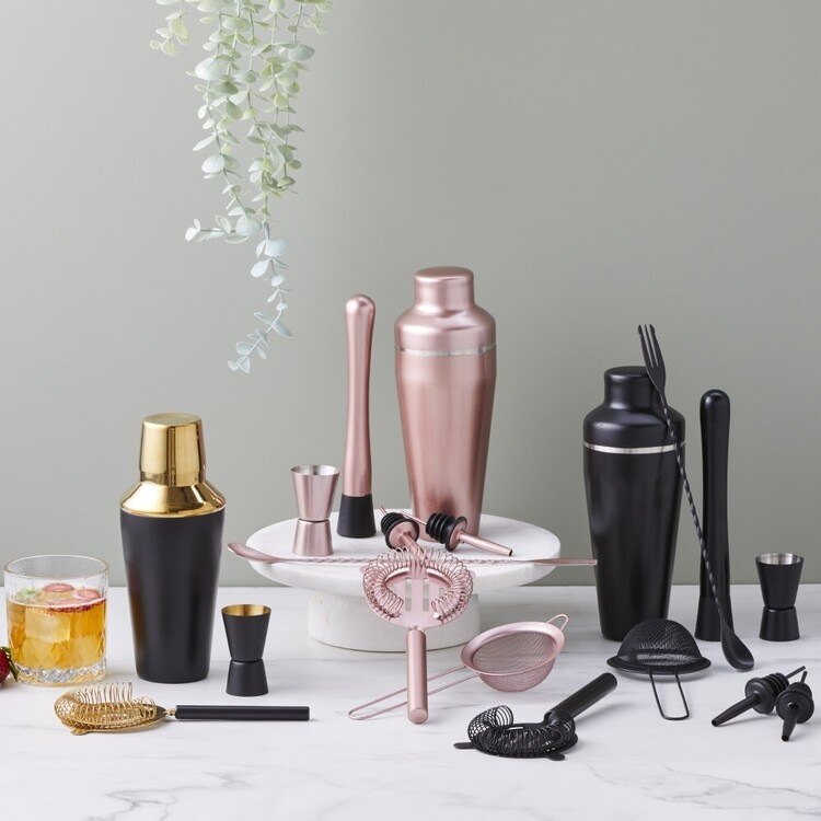 Smith + Nobel Luxe 3Piece Cocktail Set Matte Black