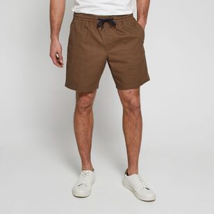 JC Lanyon Men's Bedford Cord Shorts Mocha