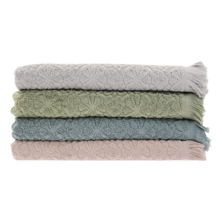 Chyka Daisey Towel Collection Sage
