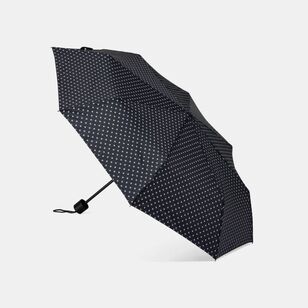 Brellerz Spots Basic Manual Folding Umbrella Black White
