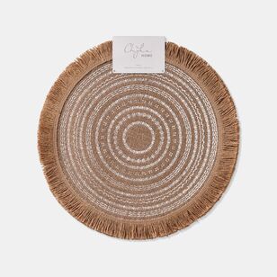 Chyka Home Lucia Jute Printed Placemats 4 Pack
