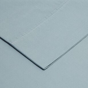 Chyka Home 300 TC Washed Cotton Percale Sheet Set Slate