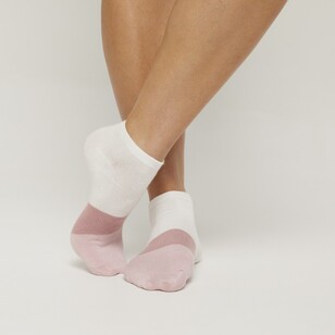 Sash & Rose Women's Bamboo Ankle Sock 3 Pack Stripe