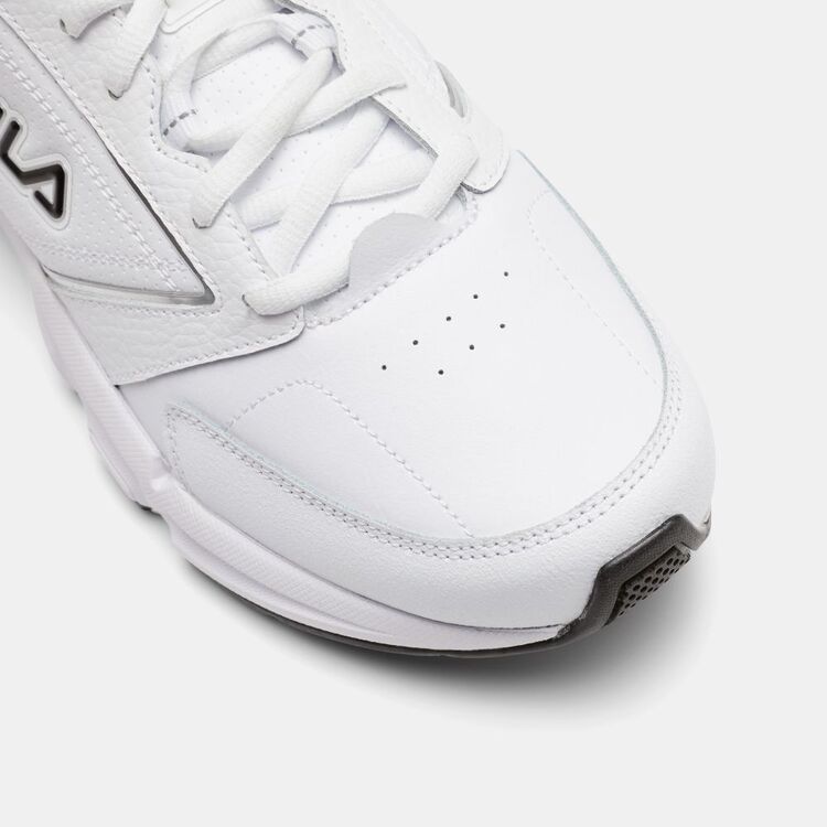 Wht Aetfrenygi FILA Men's Memory Decimus 8 Sneaker White, Silver & Black 9 | Harris Scarfe