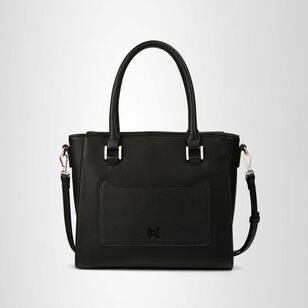 Madison Women's Angie Compartment Tote Bag Black