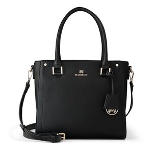 Madison Women's Angie Compartment Tote Bag Black