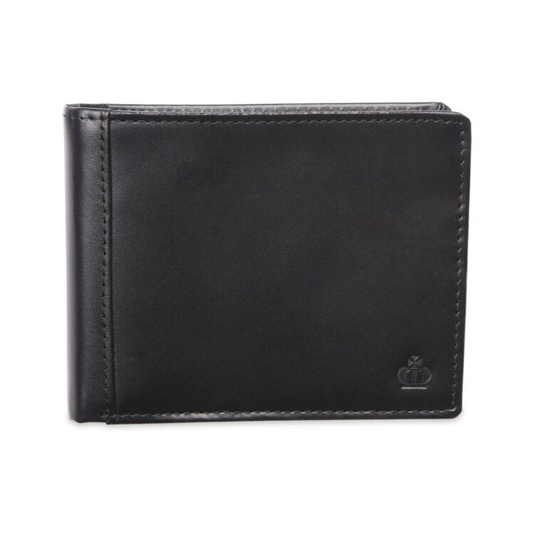 Jeff Banks Men's Tri Fold Wallet Black