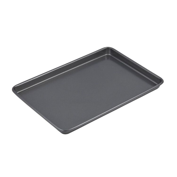 KitchenCraft MasterClass Professional Large Baking Tray, Vitreous Enamel,  39 x 27 cm