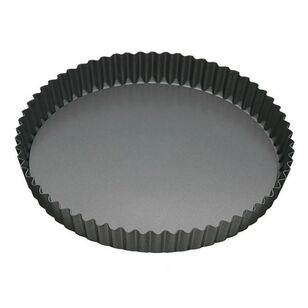 MasterPro 21 x 21 x 3.5 cm Non-Stick Loose Base Round Flan/Quiche Tin