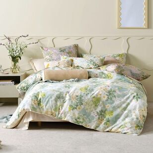 Linen House Meadowland Cotton Sateen Quilt Cover Set Multicoloured King