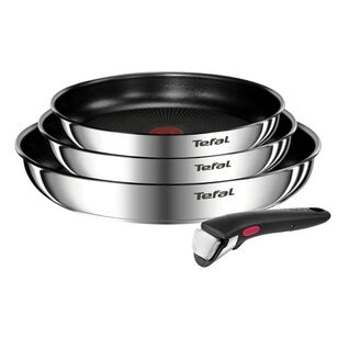 Tefal Ingenio Emotion 4-Piece Induction Stainless Steel Frypan Set