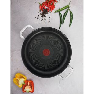 Tefal Premium Specialty 30 cm Hard Anodised Induction Chef Pan with Lid