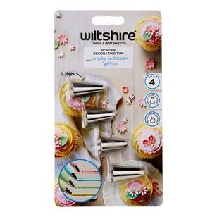 Wiltshire Border Decorating Tips 4 Pack