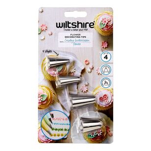 Wiltshire Flower Decorating Tips 4 Pack