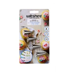 Wiltshire Writing Decorating Tips 4 Pack
