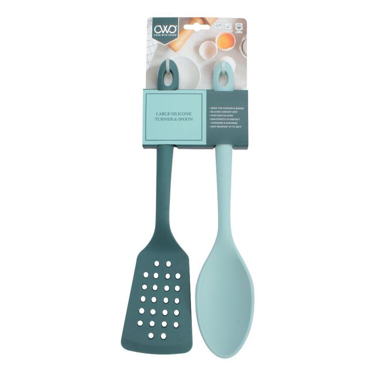 Cooking With Colour Spoon and Hole Turner