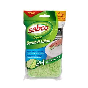 Sabco Duex Scrube & Wipe 3 Pack