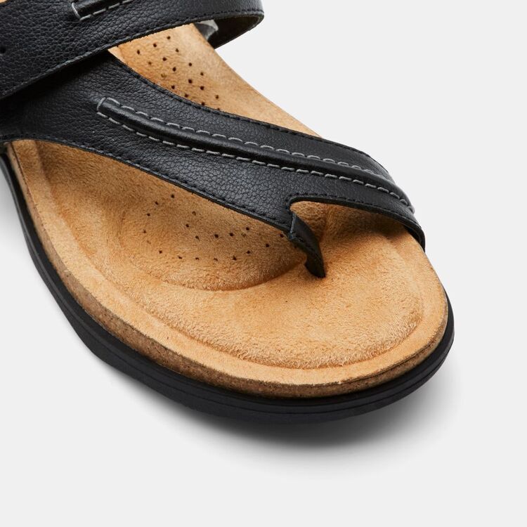 Clarks Collections Women's Brynn Madi T Bar Thong Black