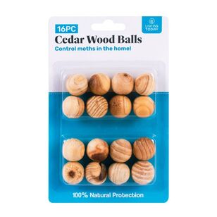 Living Today 16-Piece Cedar Wood Balls