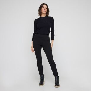 Khoko Smart Women's Zip Pocket Pant Black