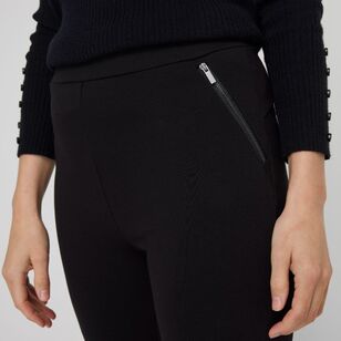 Khoko Smart Women's Zip Pocket Pant Black