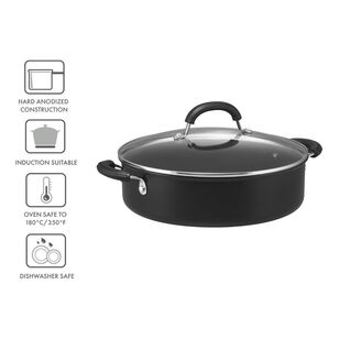 Circulon Total 28 cm/4.7L Hard Anodised Covered Sauteuse