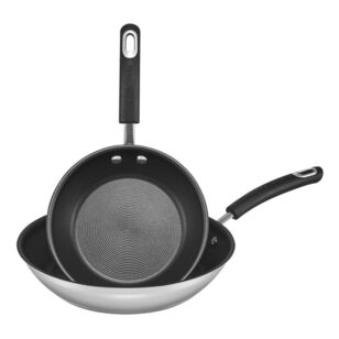 Circulon Total 20/28 cm Stainless Steel Skillet Twin Pack