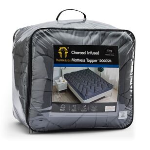 Ramesses 1000 GSM Charcoal Infused Mattress Topper