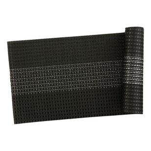 Maxwell & Williams Table Accents 30 x 150 cm Woven Lurex Runner Black