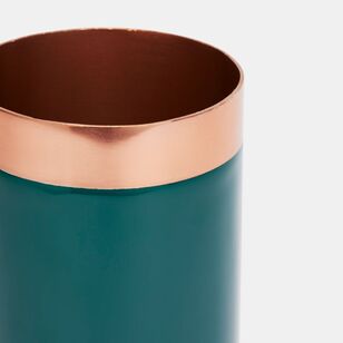 Soren Cylinder Enamel Vase Gold Large