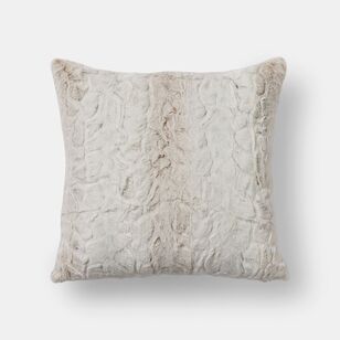 Soren Bondi Faux Fur Cushion 43 x 43 cm Natural Natural 43 x 43 cm