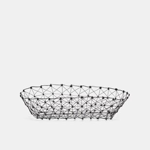 Soren Medium Wire Basket Black