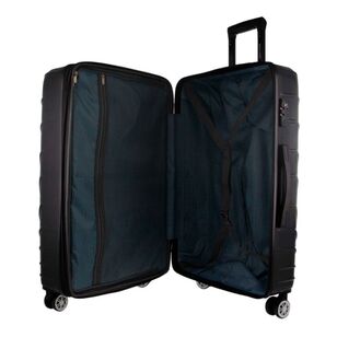 Pierre Cardin 80cm Large Hard-Shell Suitcase Black 80 cm