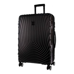 Pierre Cardin 54cm Cabin Hard-Shell Suitcase Black 54 cm