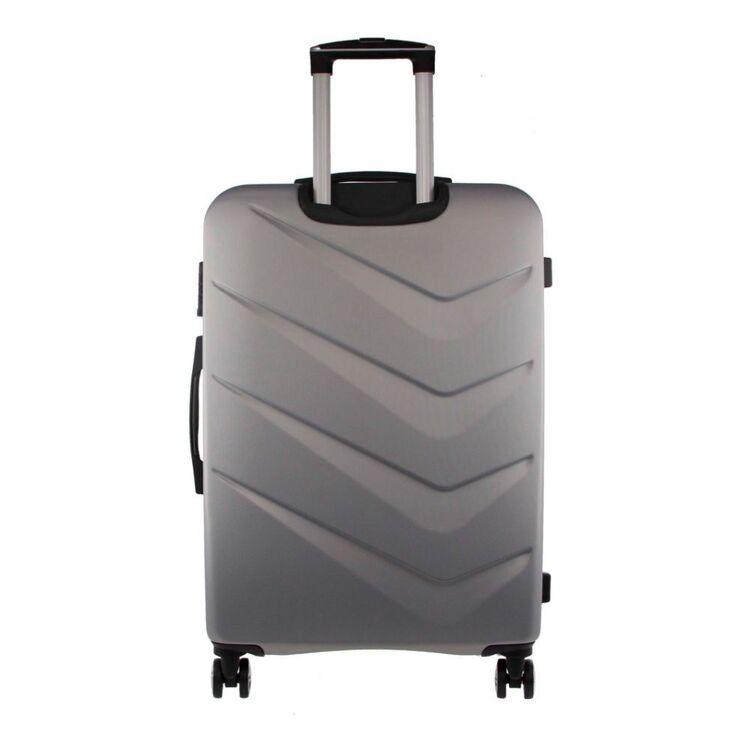 Pierre Cardin 70 Cm Medium Hard Shell Suitcase Silver Pierre cardin 70 cm medium hard shell suitcase silver