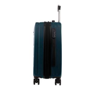 Pierre Cardin 54 cm Cabin Hard Shell Suitcase Teal 54 cm
