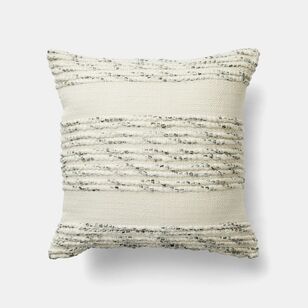 Shaynna Blaze Finley Striped Cushion 50 x 50 cm Black & Ivory 50 x 50 cm