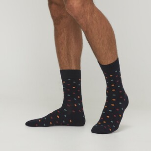 Nic Morris Men's Business Sock 2 Pack Spot Print