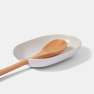 Smith & Nobel Traditions Ceramic Spoon Rest Set White