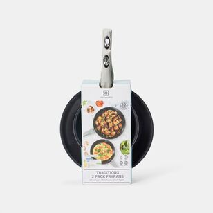 Smith + Nobel Traditions 20/30 cm Frypan Twin Pack Grey