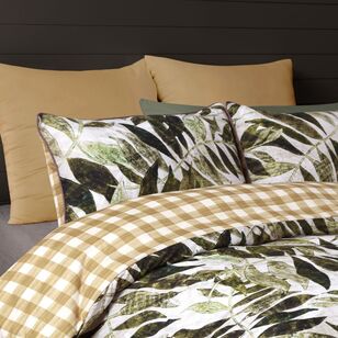 Dri Glo Willow Quilt Cover Set Olive
