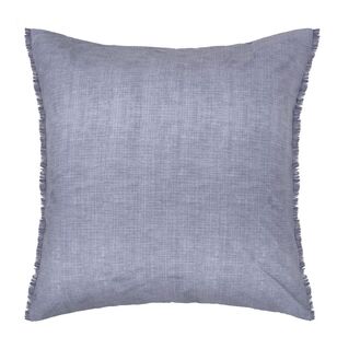 Dri Glo Fringe European Pillowcase Blue European