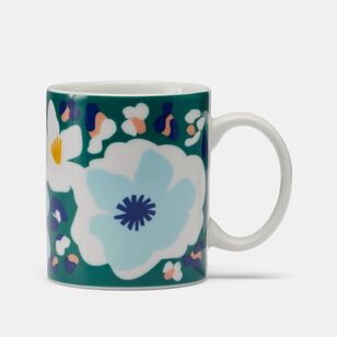 Soren Poppies 4-Piece Mug Set Blue