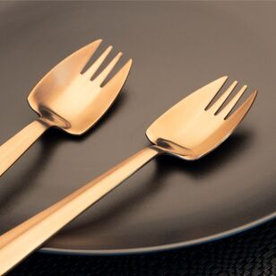 Splayds Black Label Rose Gold Satin Finish 6-Piece Cutlery Set