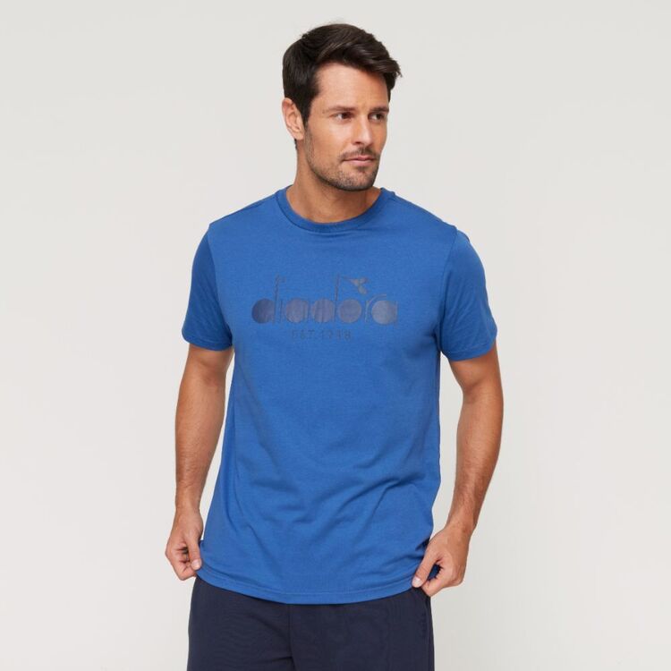 Diadora Men's Heritage T-Shirt Blue