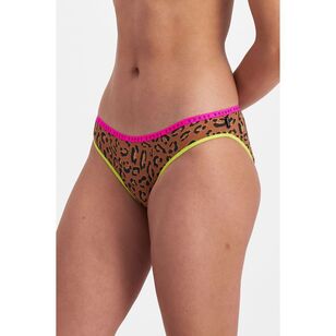 Bonds Women's Hipster Bikini 3 Pack Leopard Print
