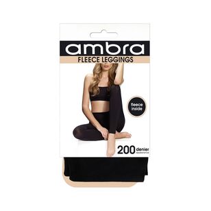 Ambra Women's Fleece Legging Black
