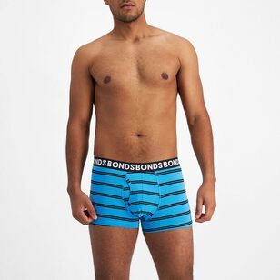 Bonds Men's Everyday Trunk 3 Pack Blue Small