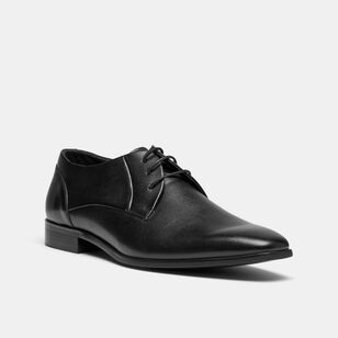 Jeff Banks Men's Derby Business Shoe Black 8